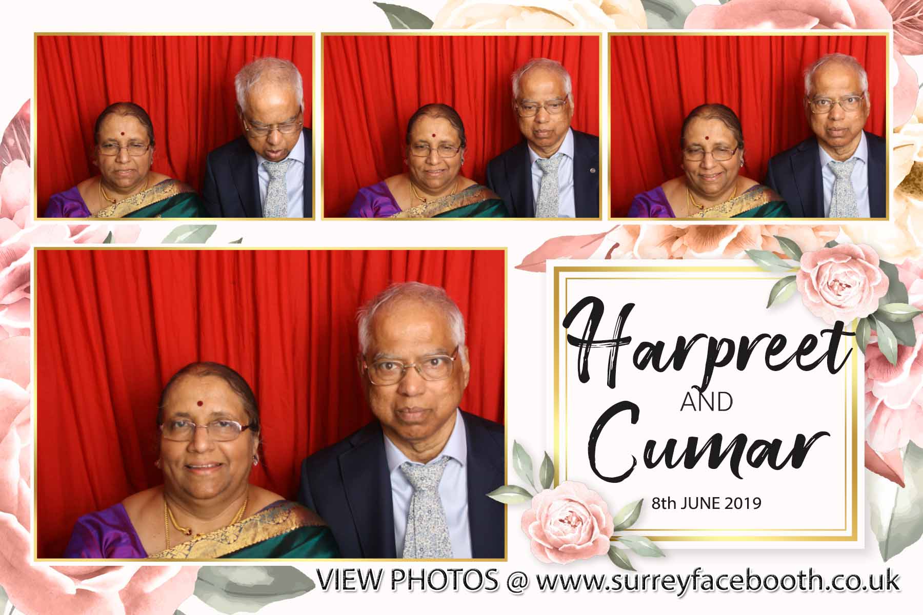 Harpreet & Cumar's Reception | View more photos from the event at galleries.surreyfacebooth.co.uk/u/Surrey-FaceBooth/Harpreet-Cumars-Reception